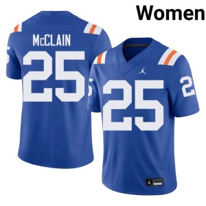 Game #25 Royal Alternate Women Cormani McClain UF Jersey 345553-631