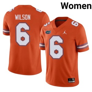 2026-27 Women Orange #6 Dallas Wilson Gator Nation Jerseys 897982-223
