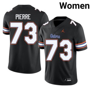 Player Womens Black Daniel Pierre Louis #73 Gators Jersey 299377-729