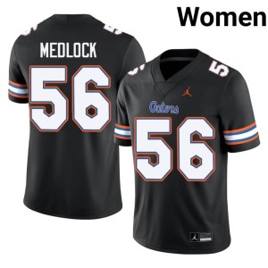 Limited Jahari Medlock Women Black #56 University of Florida Gators Jerseys 932043-773