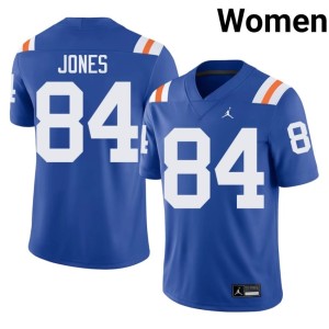 High School Alternate University of Florida Gators #84 Royal Womens Micah Jones Jersey 550832-923