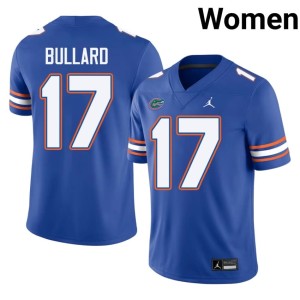 Alumni Titus Bullard Women's #17 UF Royal Jersey 469645-651