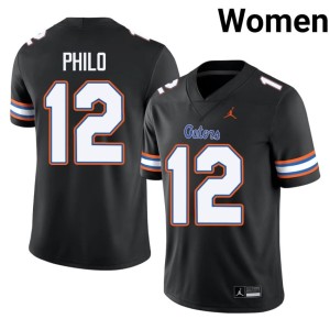 Replica Florida #12 Black Women Aaron Philo Jerseys 720037-300