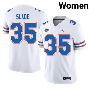 Official White Brayden Slade University of Florida #35 Women Jersey 176558-658