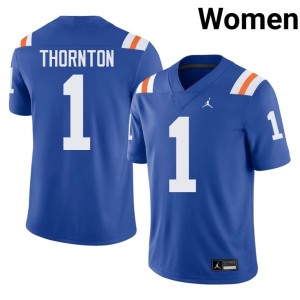2026 Gator Nation Bryce Thornton Royal Alternate #1 Womens Jersey 963781-130
