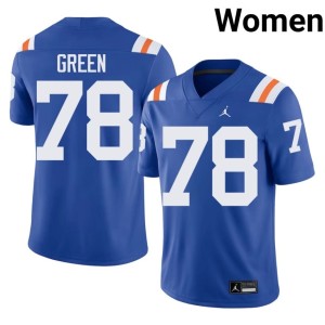 Game Royal Gators Desmond Green Womens #78 Alternate Jerseys 304555-454