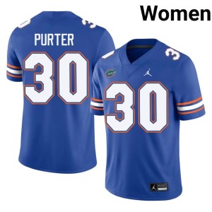2026-27 #30 Dylan Purter Women Royal Gator Nation Jerseys 842138-213