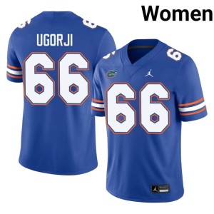 Stitched Emeka Ugorji Womens #66 Royal Florida Jerseys 187954-893