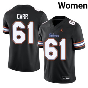 Replica Black Gator Nation #61 Women G'Nivre Carr Jerseys 419455-414