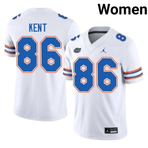 2026-27 #86 Women UF Heze Kent White Jerseys 207197-799