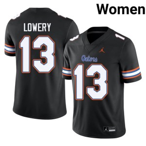 Player Jordy Lowery #13 UF Gators Black Women's Jersey 719830-300