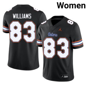 Limited Justin Williams Black Womens Gators #83 Jerseys 237862-926