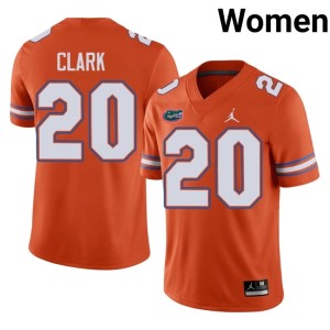 2026-27 Gator Nation Orange Kanye Clark Womens #20 Jerseys 615149-791