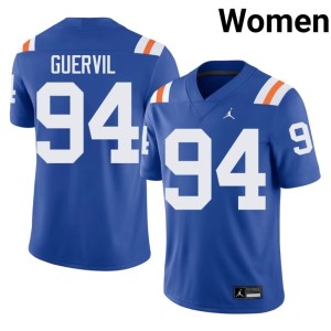 2026 Women Gators Kendall Guervil Alternate Royal #94 Jersey 297988-829
