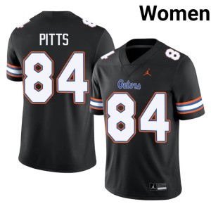 University Black #84 Kyle Pitts Womens Florida Jerseys 259230-739