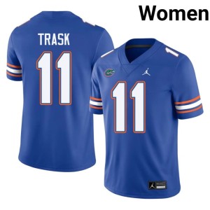 Alumni #11 UF Gators Women Royal Kyle Trask Jersey 547049-932