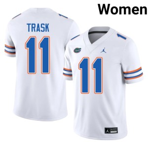 Limited #11 Kyle Trask White University of Florida Women's Jerseys 652562-903