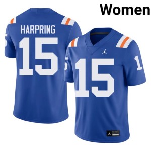 Game Florida #15 Alternate Women Luke Harpring Royal Jersey 509181-881