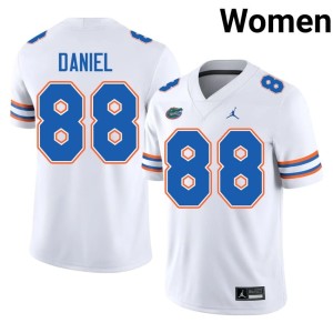 Embroidery #88 White Women's Marquez Daniel Gator Nation Jerseys 866703-573