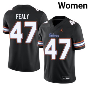 Football Women's Black Florida Miller Fealy #47 Jerseys 114140-382