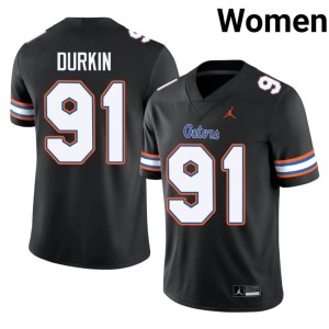 Player Women's Patrick Durkin UF Black #91 Jersey 702517-582