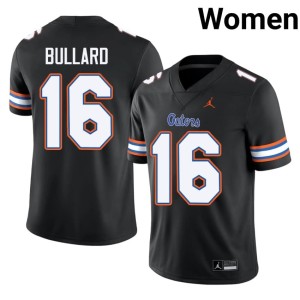 Game #16 TJ Bullard Womens Black Florida Gators Jersey 805462-127