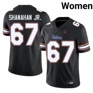 Embroidery TJ Shanahan Jr. Women University of Florida Black #67 Jersey 547234-637