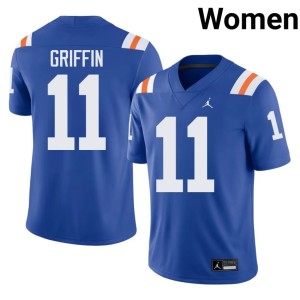 High School #11 Alternate Women's Florida Royal Will Griffin Jerseys 987680-872