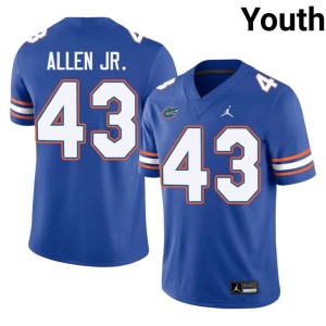 Game #43 Florida Youth Royal Alfonzo Allen Jr. Jerseys 961446-505