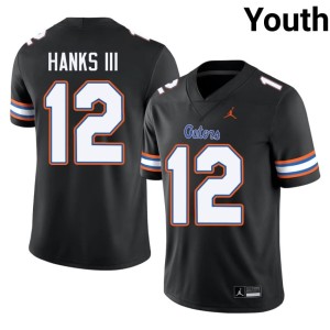 NCAA University of Florida #12 Ben Hanks III Black Youth Jerseys 271239-601