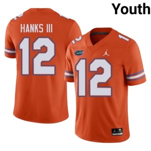 2026-27 Ben Hanks III #12 Orange Youth UF Gators Jerseys 797152-702
