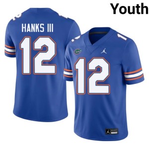 Official #12 University of Florida Gators Youth Royal Ben Hanks III Jersey 362934-385