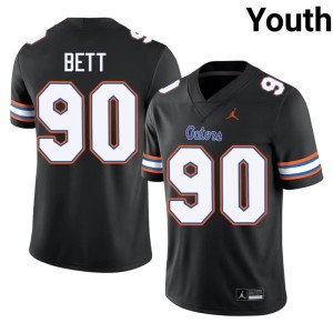 Alumni Black University of Florida Youth #90 Brendan Bett Jerseys 536751-687