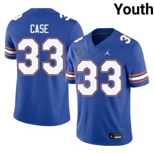 NCAA Youth #33 Royal Brian Case UF Jersey 117236-656