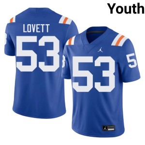 Football Youth Gators Alternate Bryce Lovett Royal #53 Jersey 662284-711