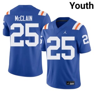College Youth UF Royal Cormani McClain Alternate #25 Jersey 111842-279