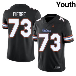 Stitched UF Black #73 Daniel Pierre Louis Youth Jersey 170961-491
