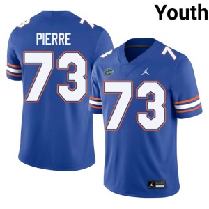 NCAA UF #73 Daniel Pierre Louis Royal Youth Jersey 760934-675
