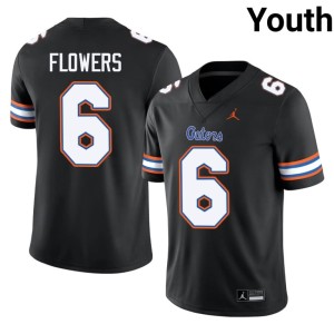 College Youth Florida J'Vari Flowers Black #6 Jerseys 839521-511