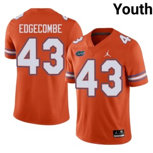 2026-27 Youth Orange Jaden Edgecombe Gators #43 Jerseys 790767-811