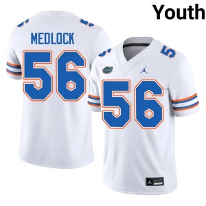 Official Jahari Medlock White Florida Youth #56 Jerseys 946411-722