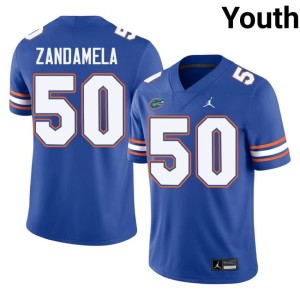 Official Youth Jason Zandamela #50 Royal Florida Jerseys 696872-211