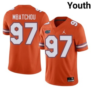 2026 Orange #97 Youth Florida Gators Joseph Mbatchou Jerseys 535156-246