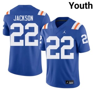 Alumni #22 Gators Kahleil Jackson Alternate Youth Royal Jersey 591230-161