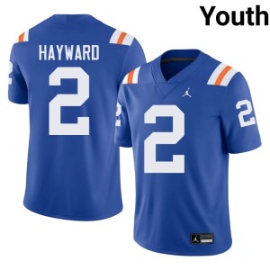 Football Royal Gator Nation Alternate #2 Youth Lagonza Hayward Jersey 668328-187