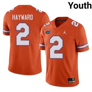 Football Youth Orange Lagonza Hayward Gators #2 Jersey 733828-813