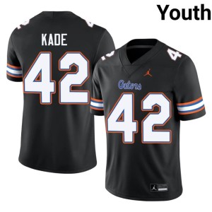 Replica Matthew Kade Black University of Florida #42 Youth Jerseys 448837-533