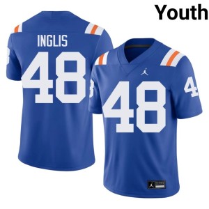 Player Gator Nation Youth #48 Alternate Royal Nicholas Inglis Jerseys 777255-331