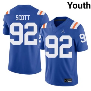 High School #92 Royal Alternate Youth Sebastian Scott Florida Jersey 246585-543