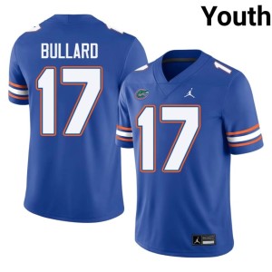 Replica Youth #17 UF Gators Royal Titus Bullard Jerseys 122053-807